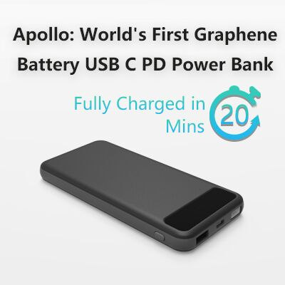 Apollo graphene-based battery power bank on Kickstarter image